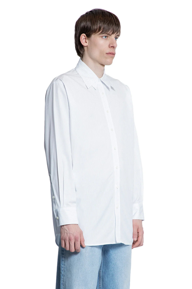 Double Collar Stripe Shirt - Antonioli.eu