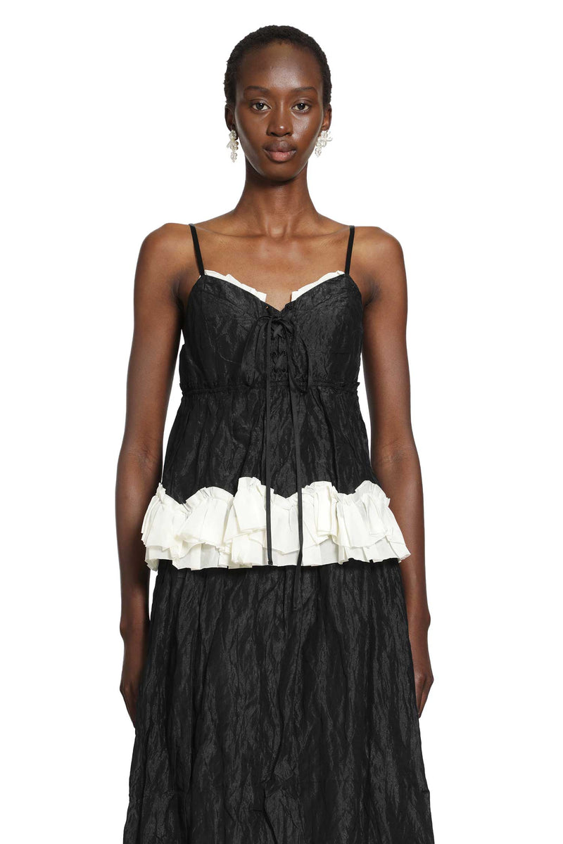 RENLI SU Peplum Top woman
