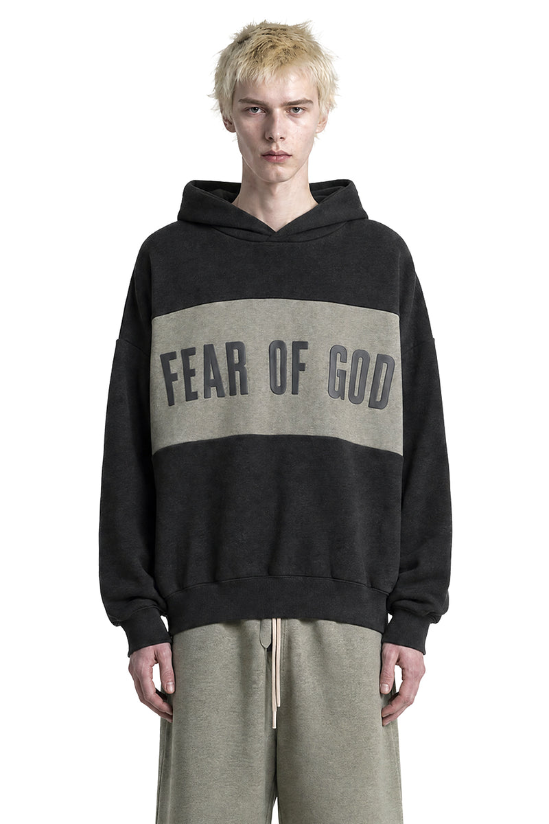 FEAR OF GOD ESSENTIALS Cropped Relaxed Panelled Hoodie man