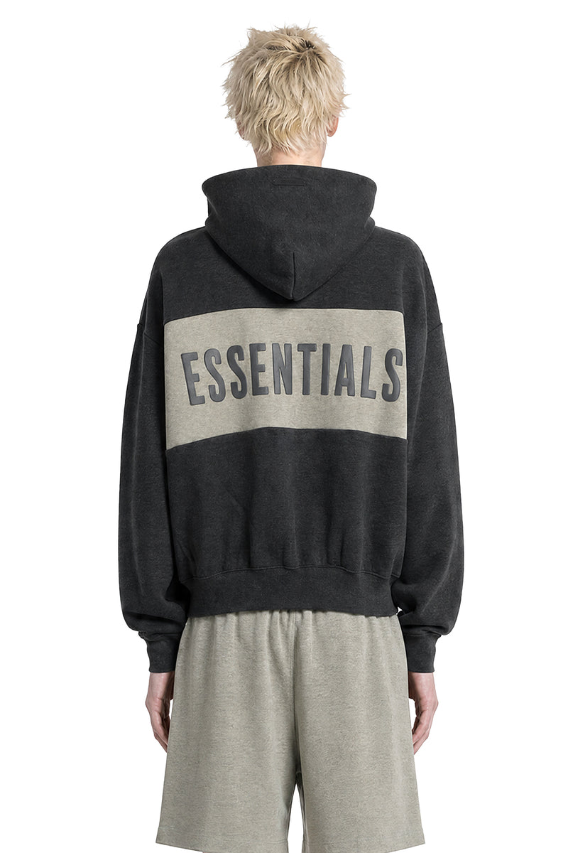 FEAR OF GOD ESSENTIALS Cropped Relaxed Panelled Hoodie man