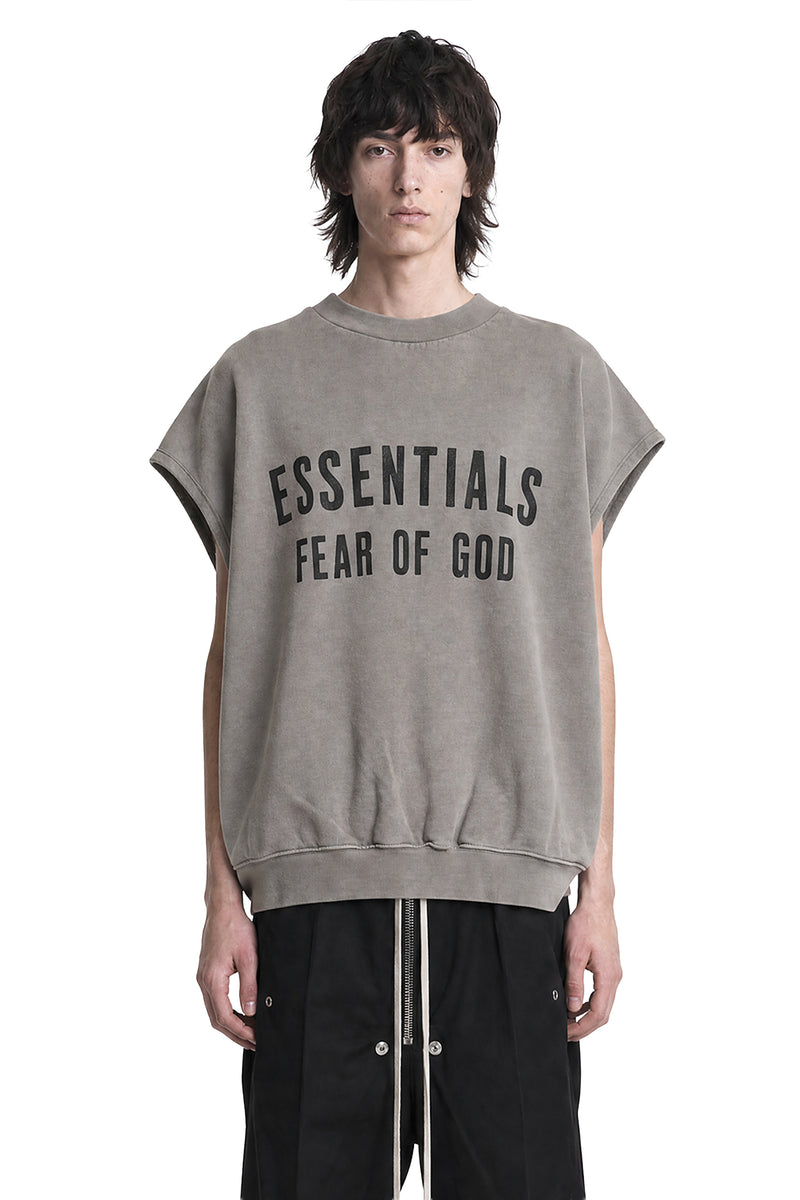FEAR OF GOD ESSENTIALS Relaxed Fleece Cut-Off Sweatshirt man