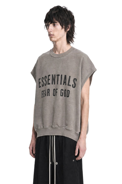 Relaxed Fleece Cut-Off Sweatshirt