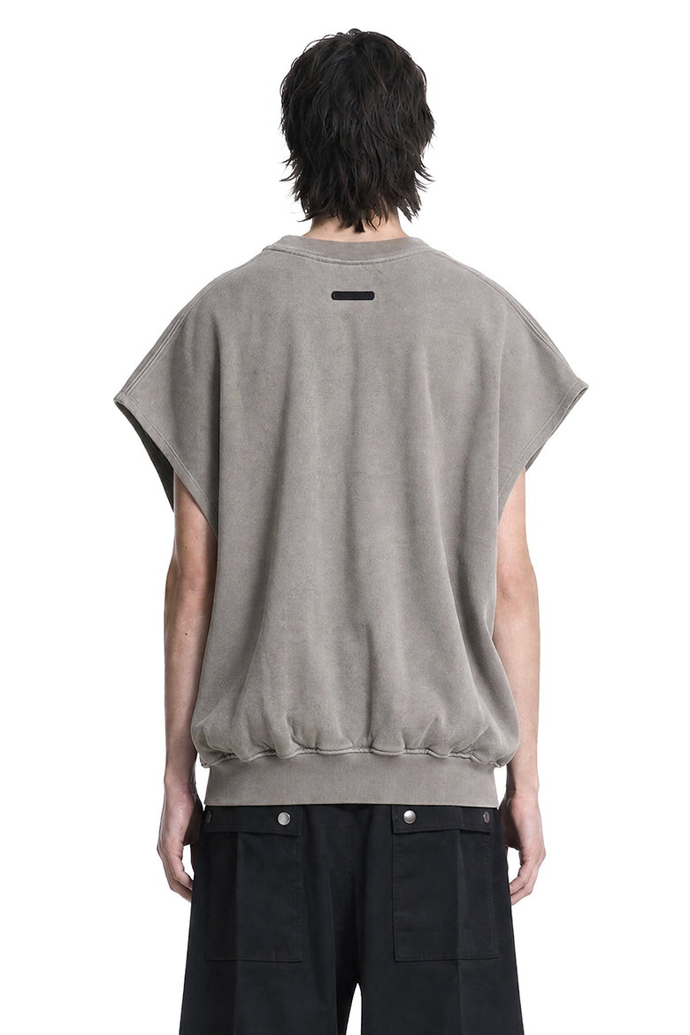 FEAR OF GOD ESSENTIALS Relaxed Fleece Cut-Off Sweatshirt man