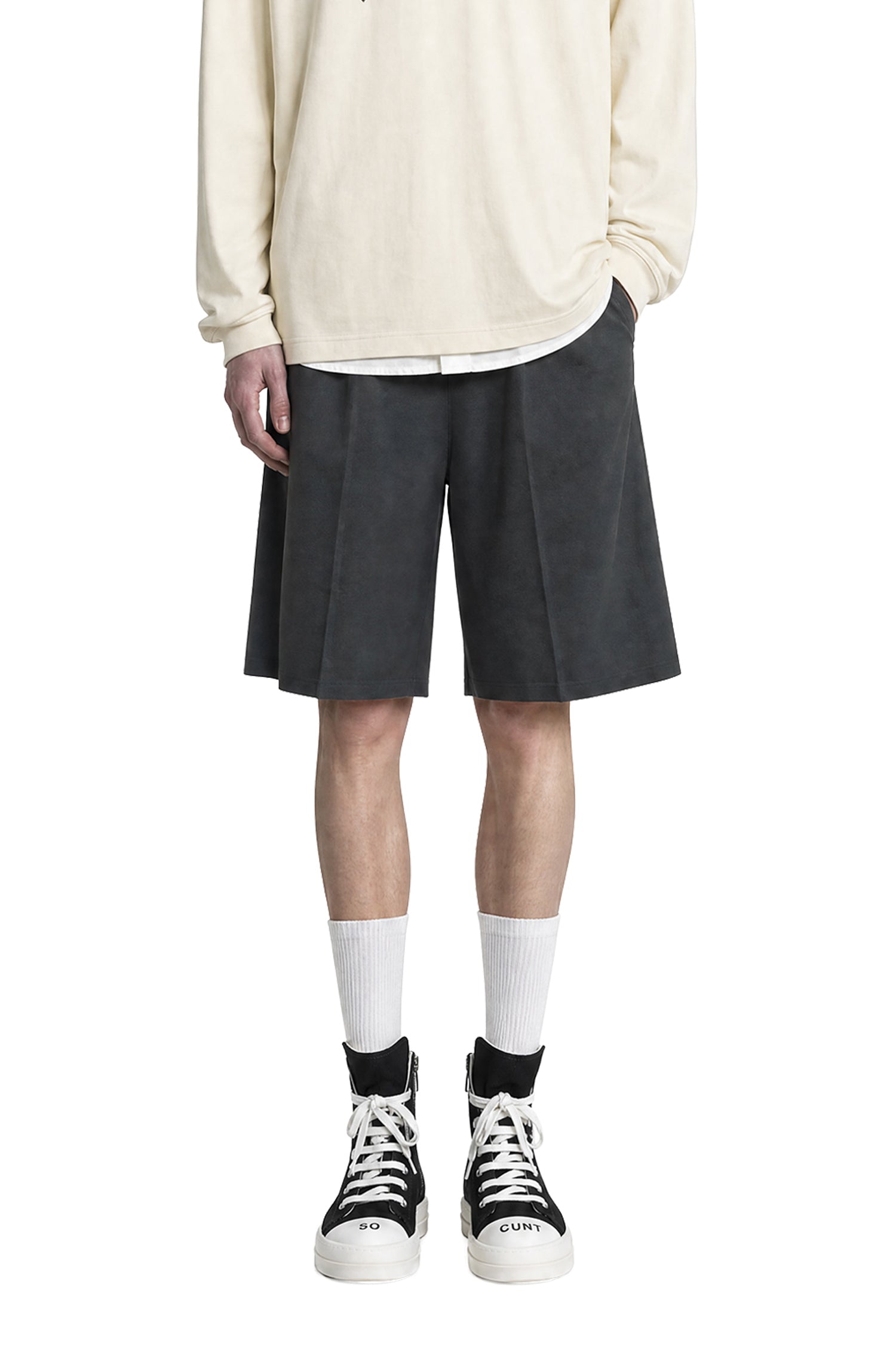 Relaxed Drawstring Shorts