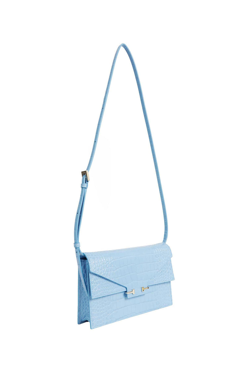 TOM FORD Printed Croc Aube Shoulder basg woman