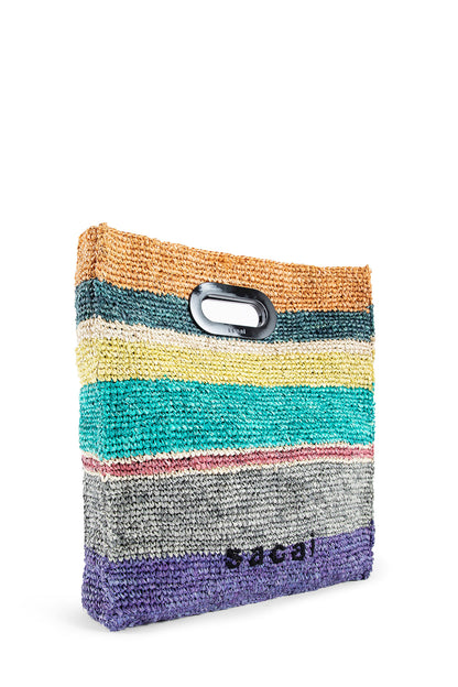 SACAI WOMAN MULTICOLOR SHOULDER BAGS