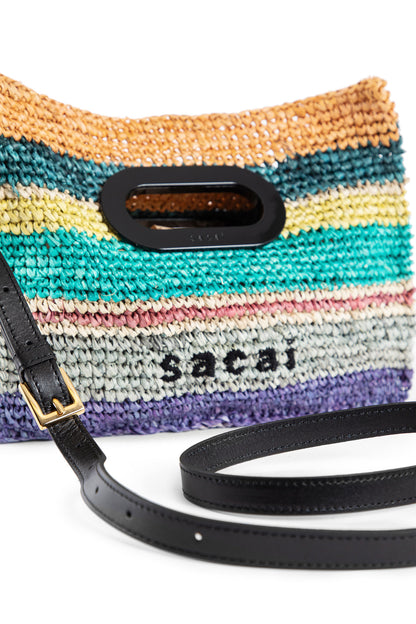 SACAI WOMAN MULTICOLOR TOP HANDLE BAGS