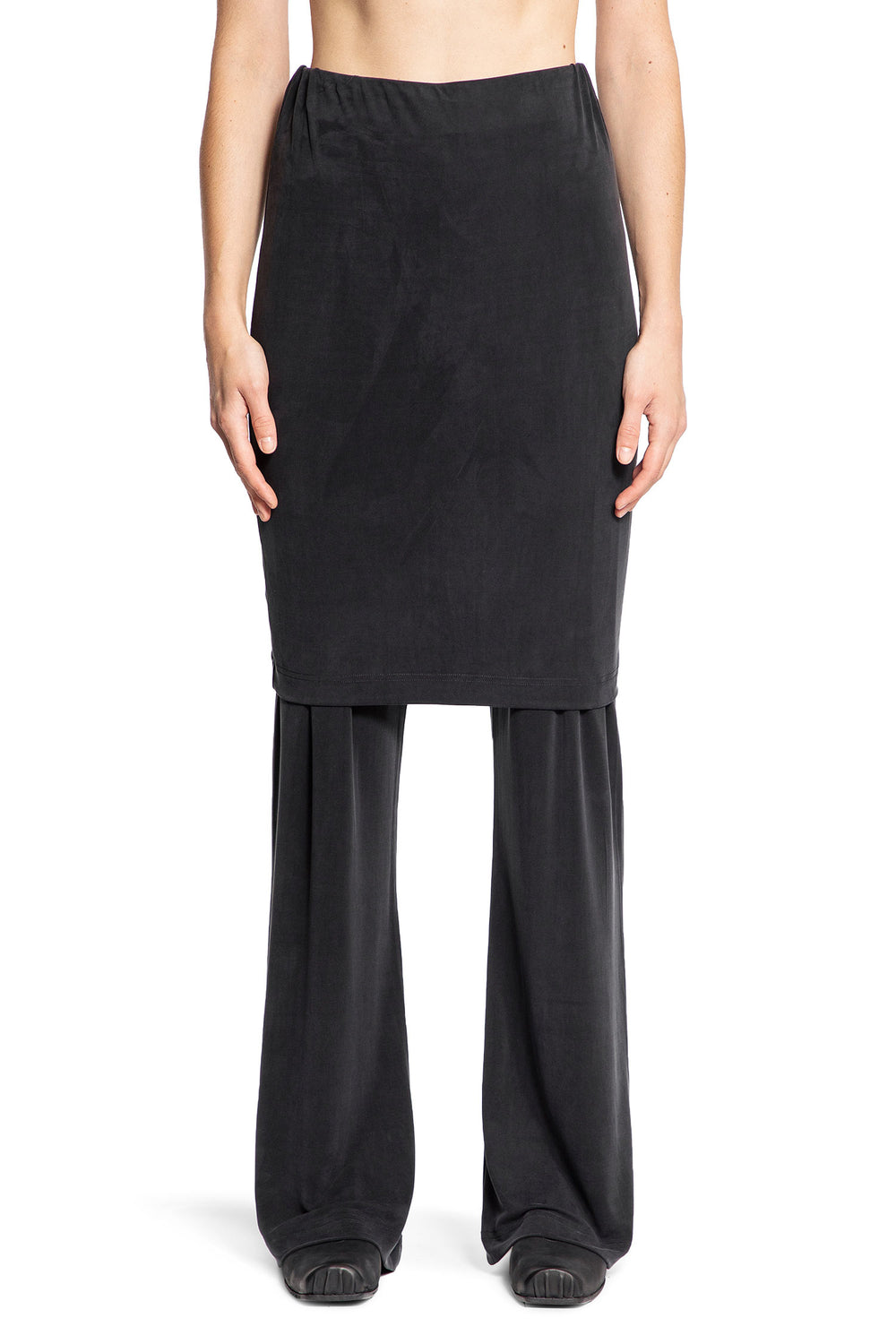 ALAINPAUL WOMAN BLACK TROUSERS