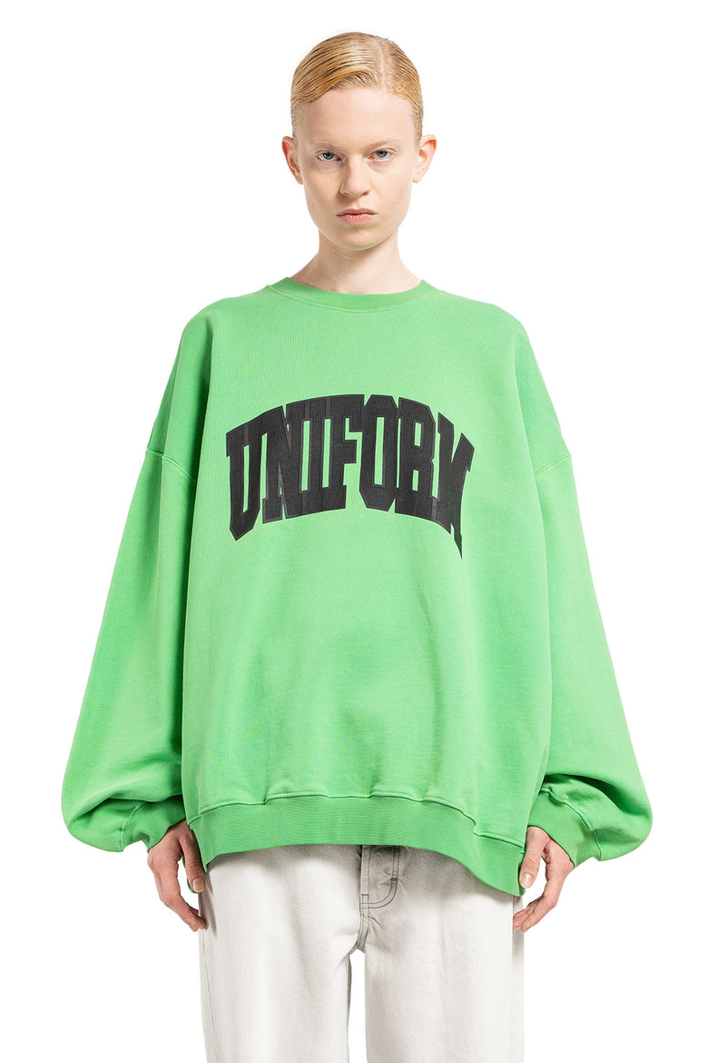 032C WOMAN GREEN SWEATSHIRTS