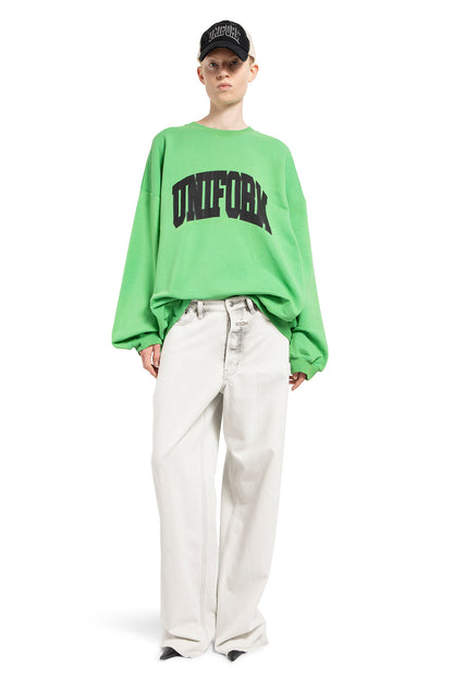 032C WOMAN GREEN SWEATSHIRTS