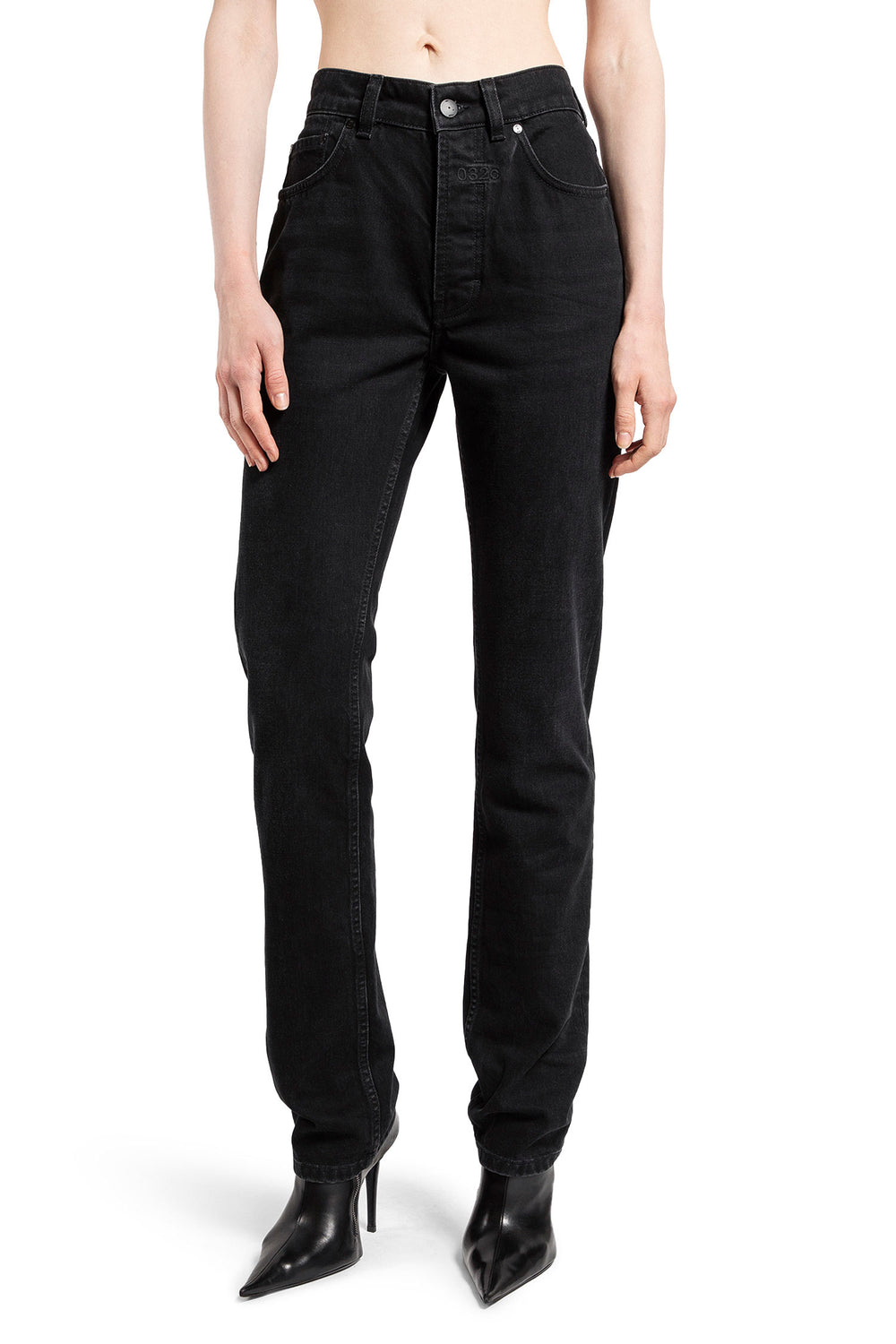 032C WOMAN BLACK JEANS