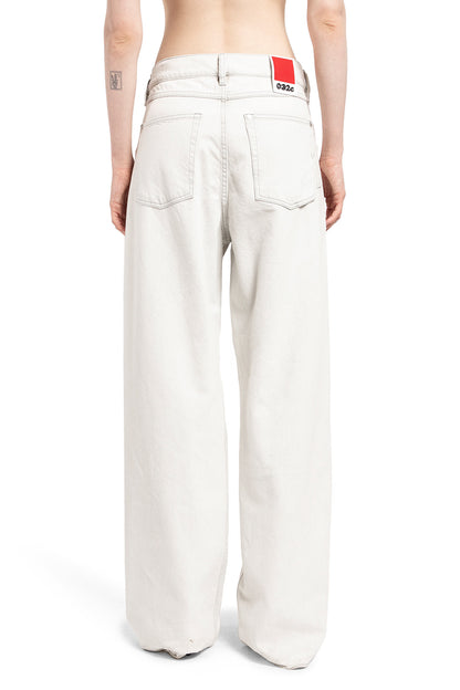 032C WOMAN OFF-WHITE JEANS