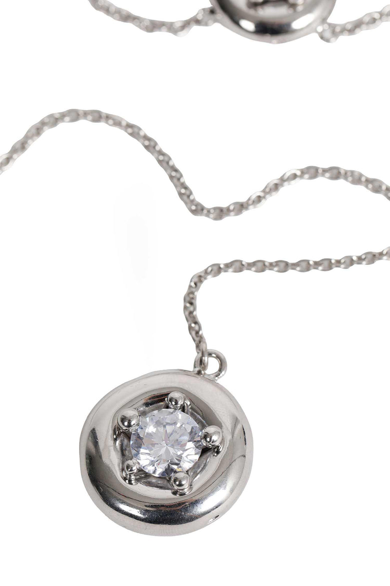 
              PANCONESI Blow Up Crystal Tie necklace unisex
            