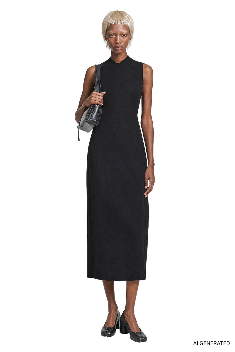MAISON MARGIELA Wool Midi Dress woman