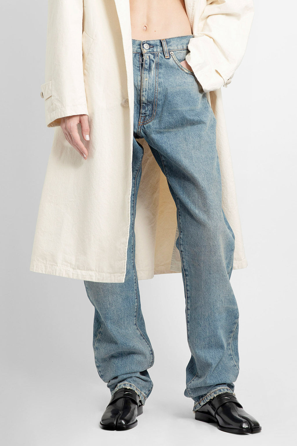 MAISON MARGIELA WOMAN BLUE JEANS