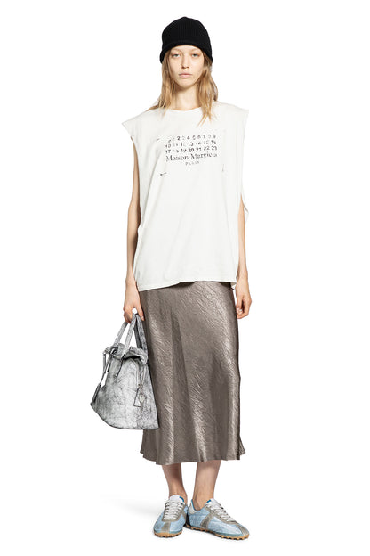 MAISON MARGIELA WOMAN SILVER SKIRTS