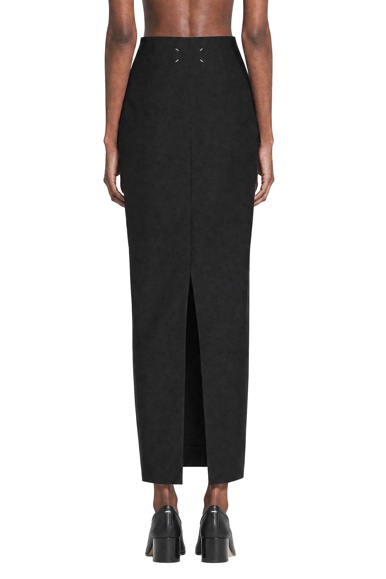 MAISON MARGIELA Wool Twill Maxi Skirt woman