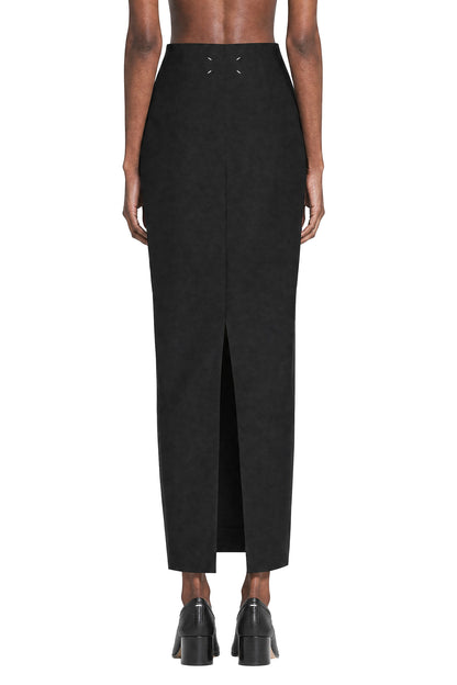 Wool Twill Maxi Skirt