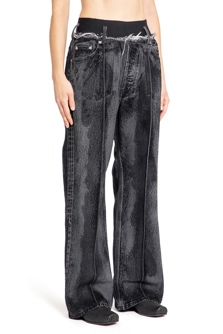 ALAINPAUL WOMAN BLACK JEANS