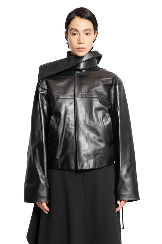 ALAINPAUL WOMAN BLACK JACKETS