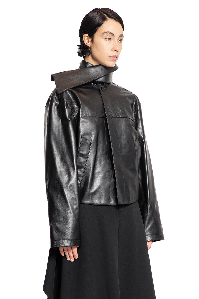 ALAINPAUL WOMAN BLACK JACKETS