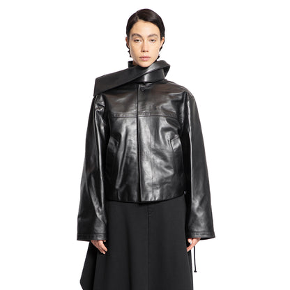 ALAINPAUL WOMAN BLACK JACKETS