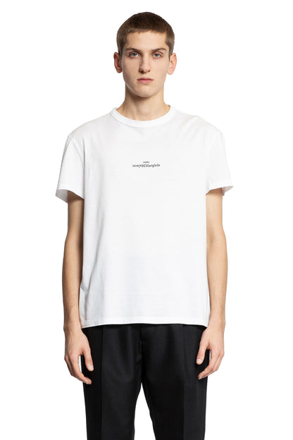 MAISON MARGIELA MAN WHITE T-SHIRTS & TANK TOPS