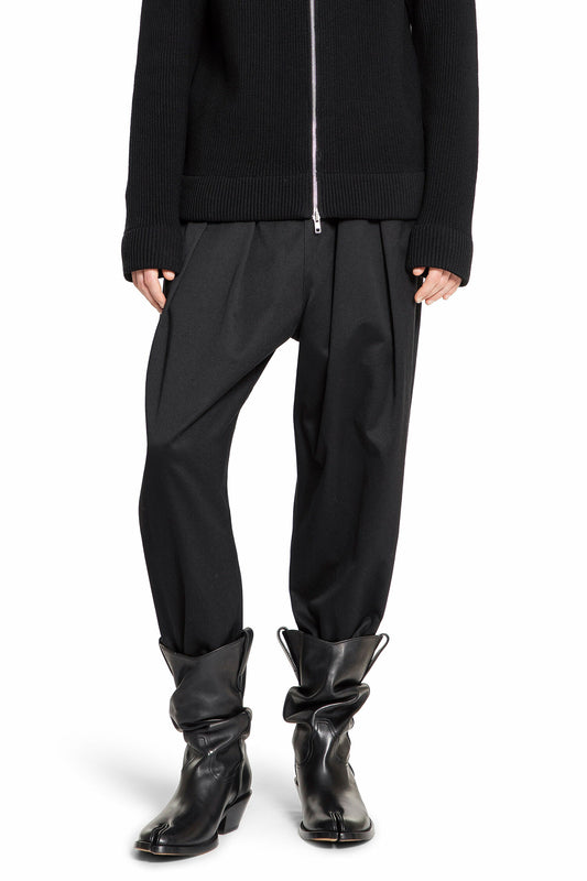 MAISON MARGIELA MAN BLACK TROUSERS