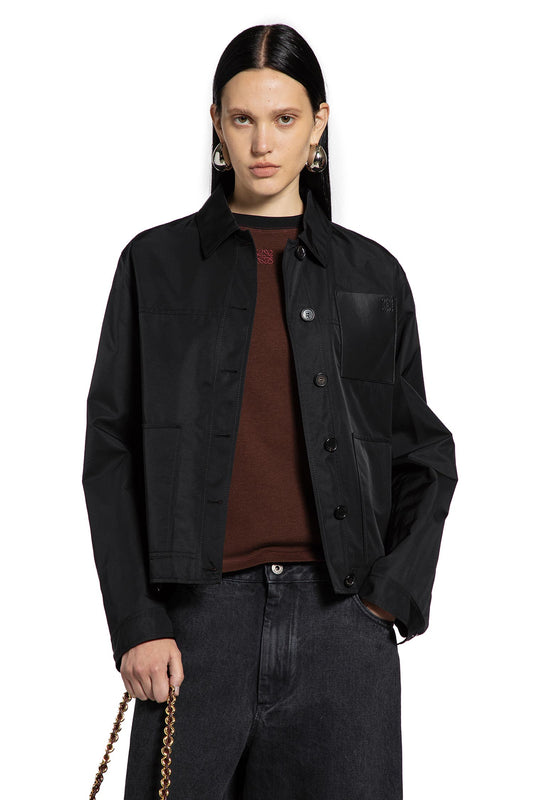 Workwear jacket in cupro blend - Antonioli.eu