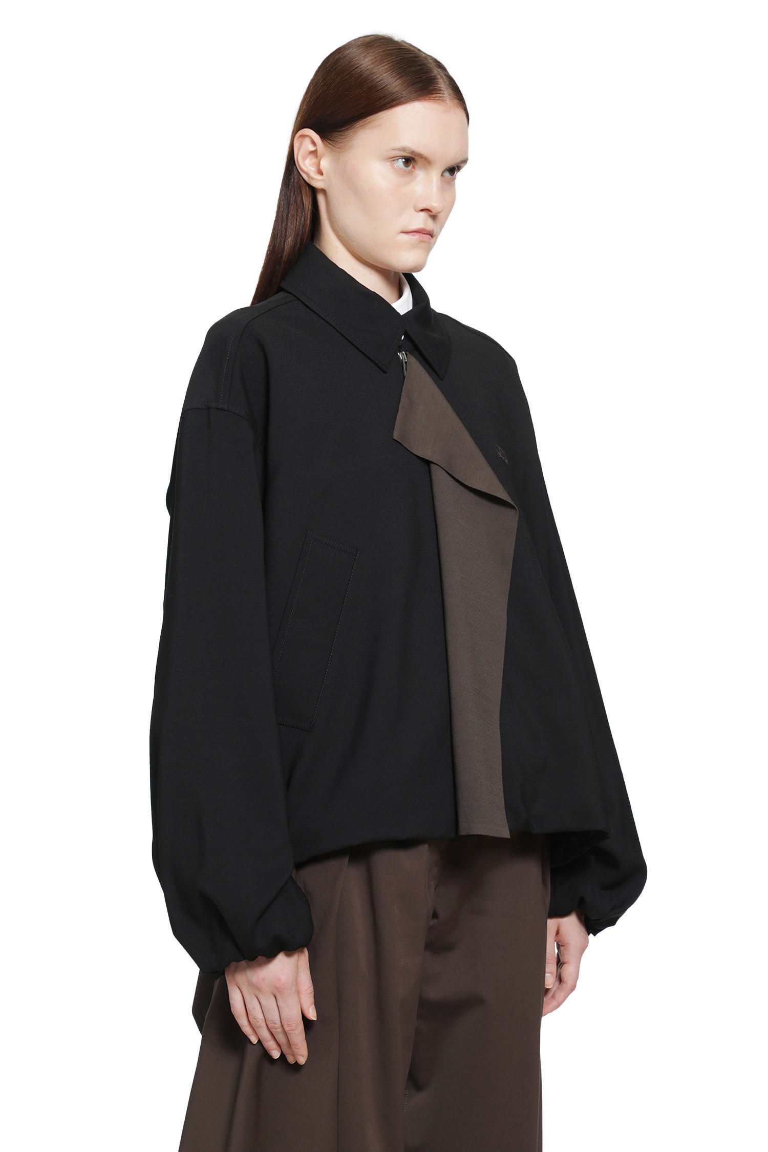 LOEWE Viscose Wool Harrington Jacket woman