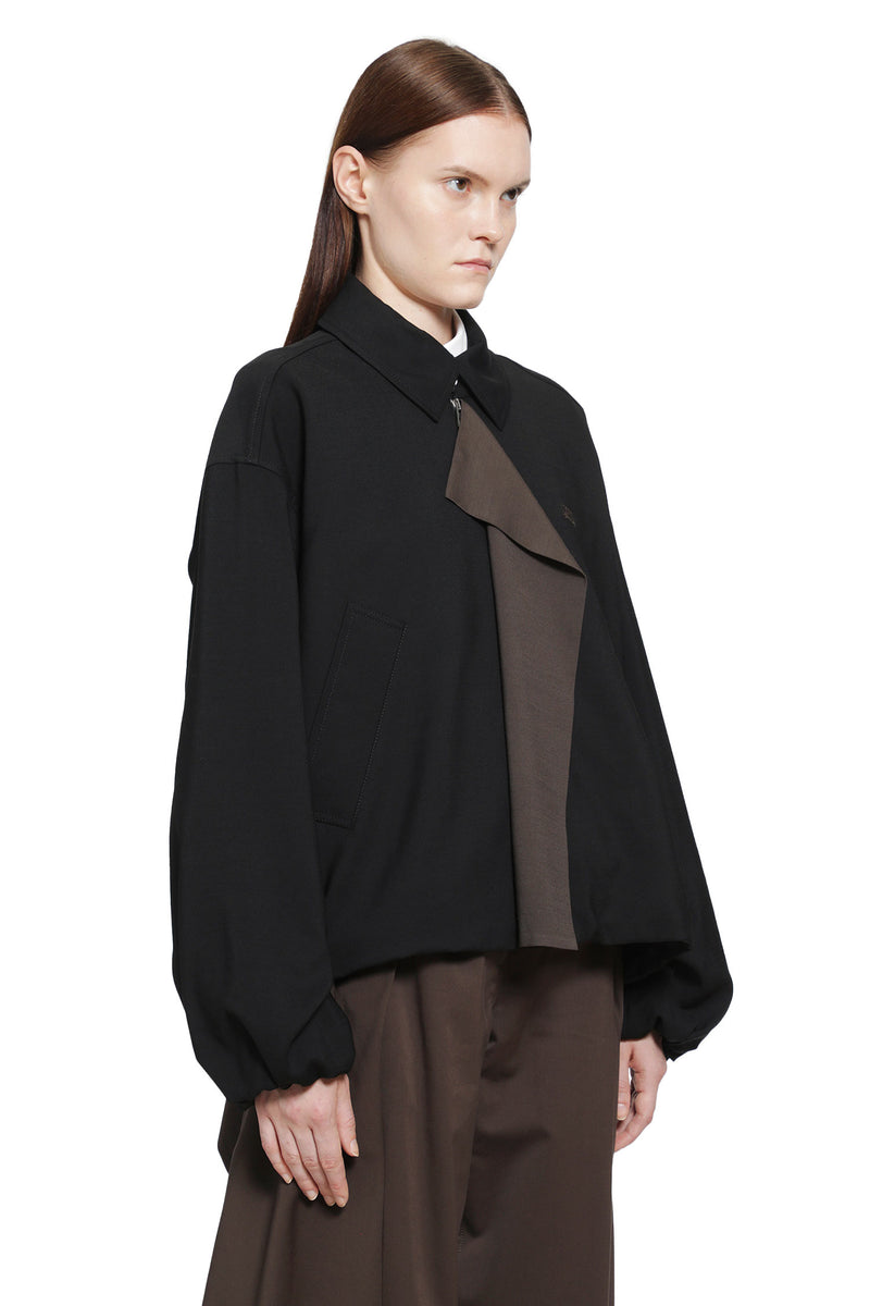 LOEWE Viscose Wool Harrington Jacket woman