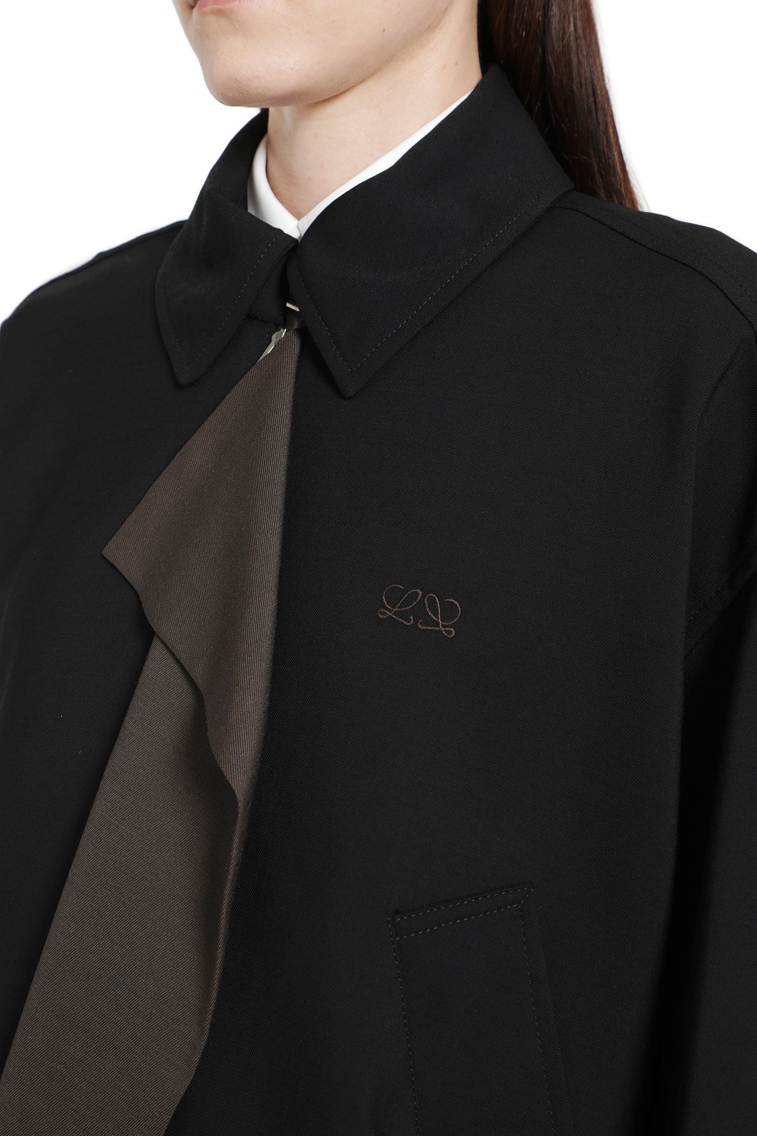 Viscose Wool Harrington Jacket