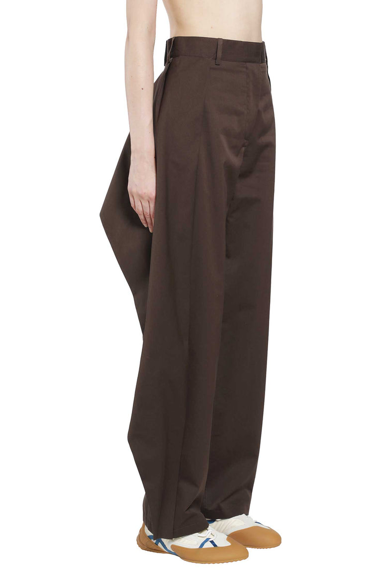 
              LOEWE Cotton Silk Trousers woman
            