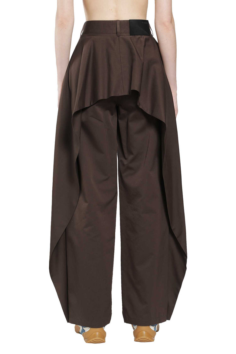 LOEWE Cotton Silk Trousers woman