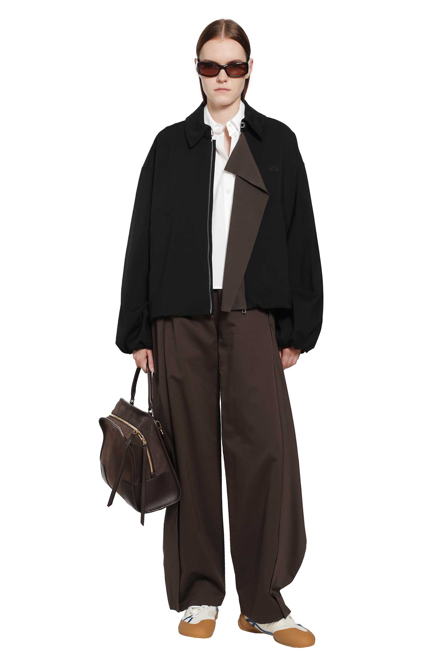 LOEWE Cotton Silk Trousers woman