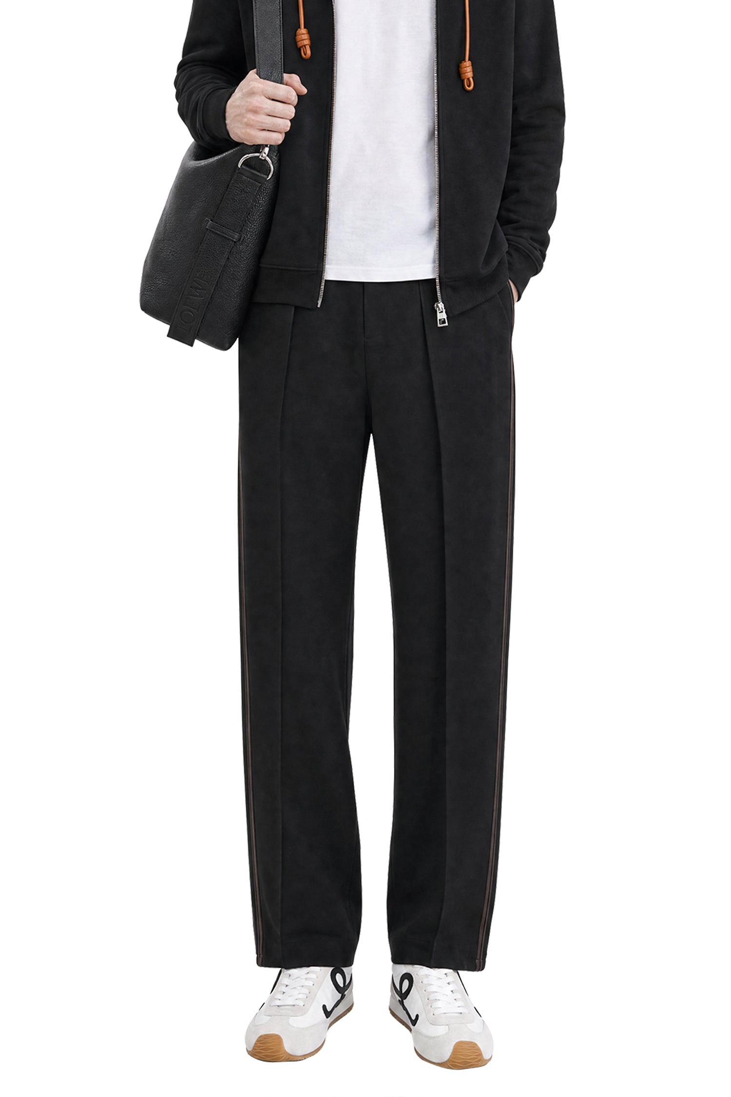 Trousers in Viscose and Wool Blend