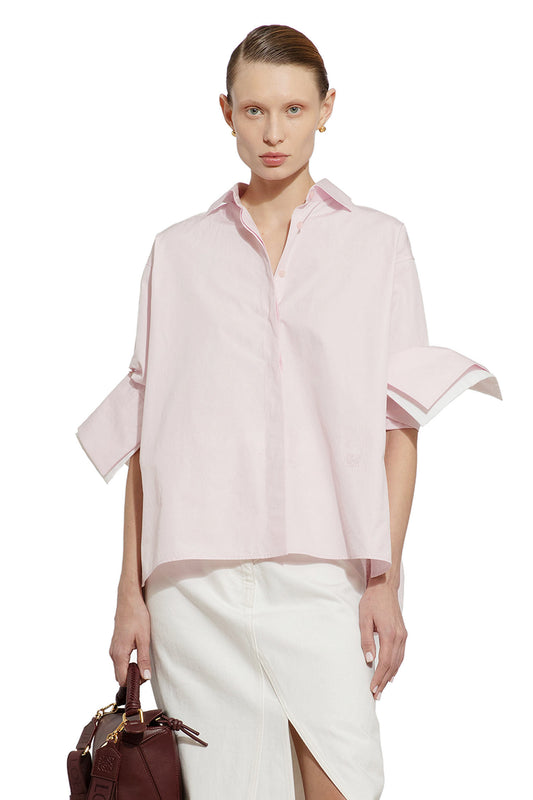 LOEWE WOMAN PINK SHIRTS