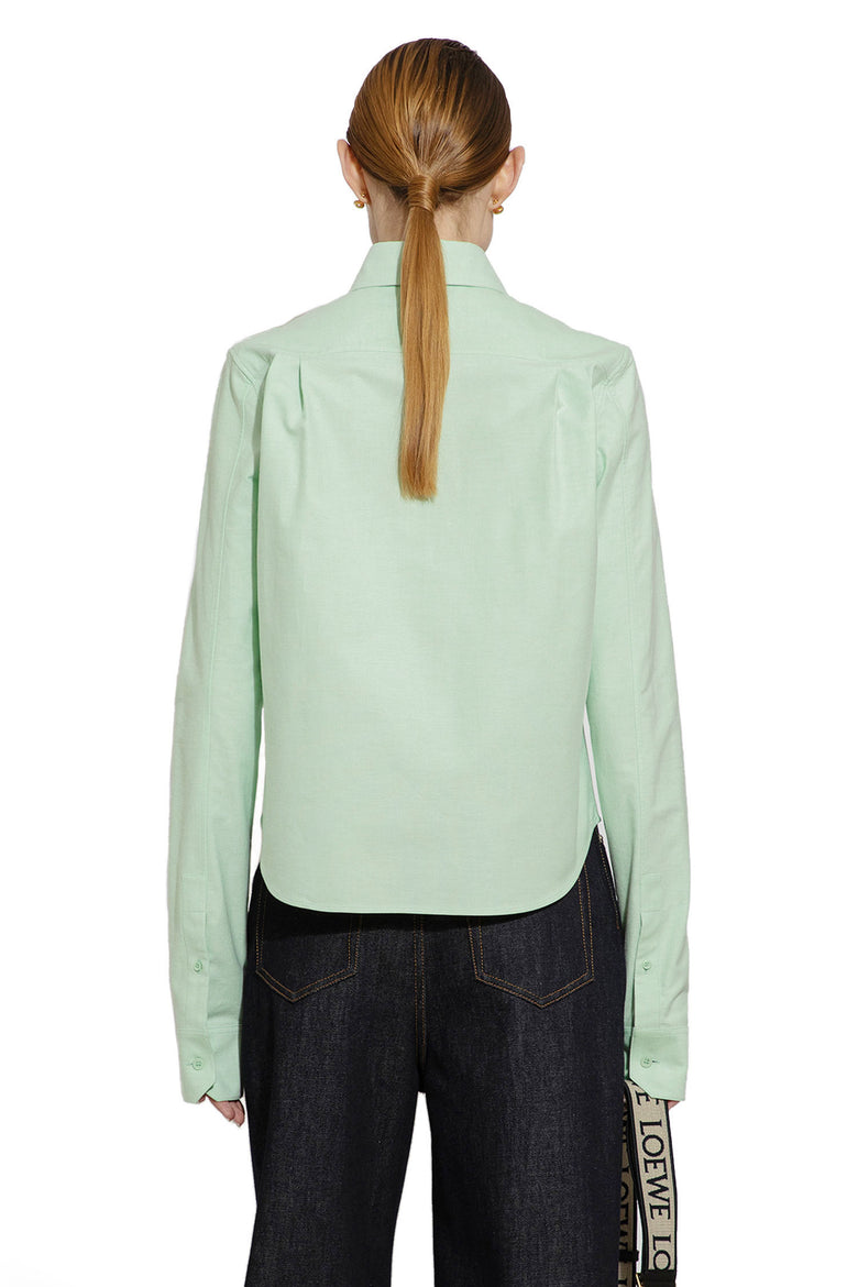 LOEWE WOMAN GREEN SHIRTS