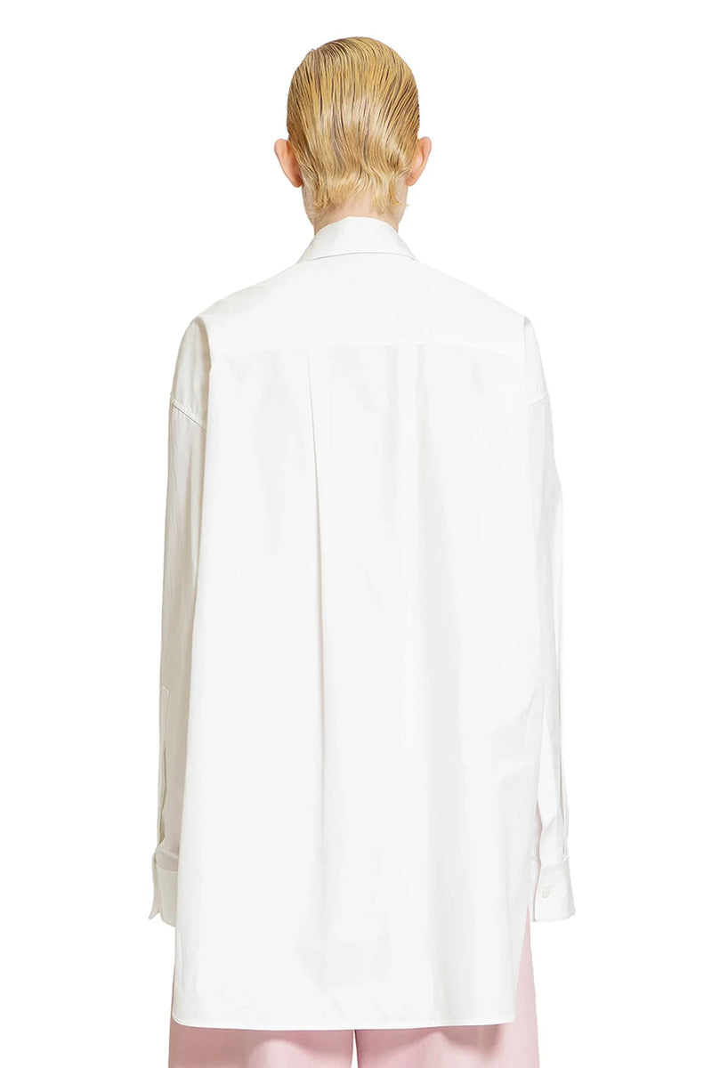 Curved Shirt in Cotton - Antonioli.eu
