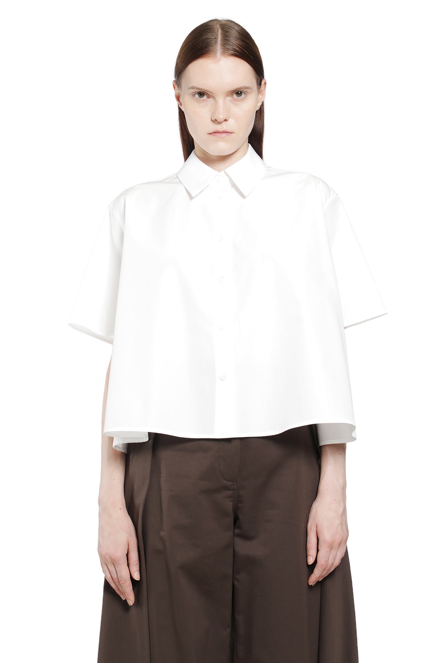 LOEWE Short Sleeve Trapeze Shirt in Cotton woman