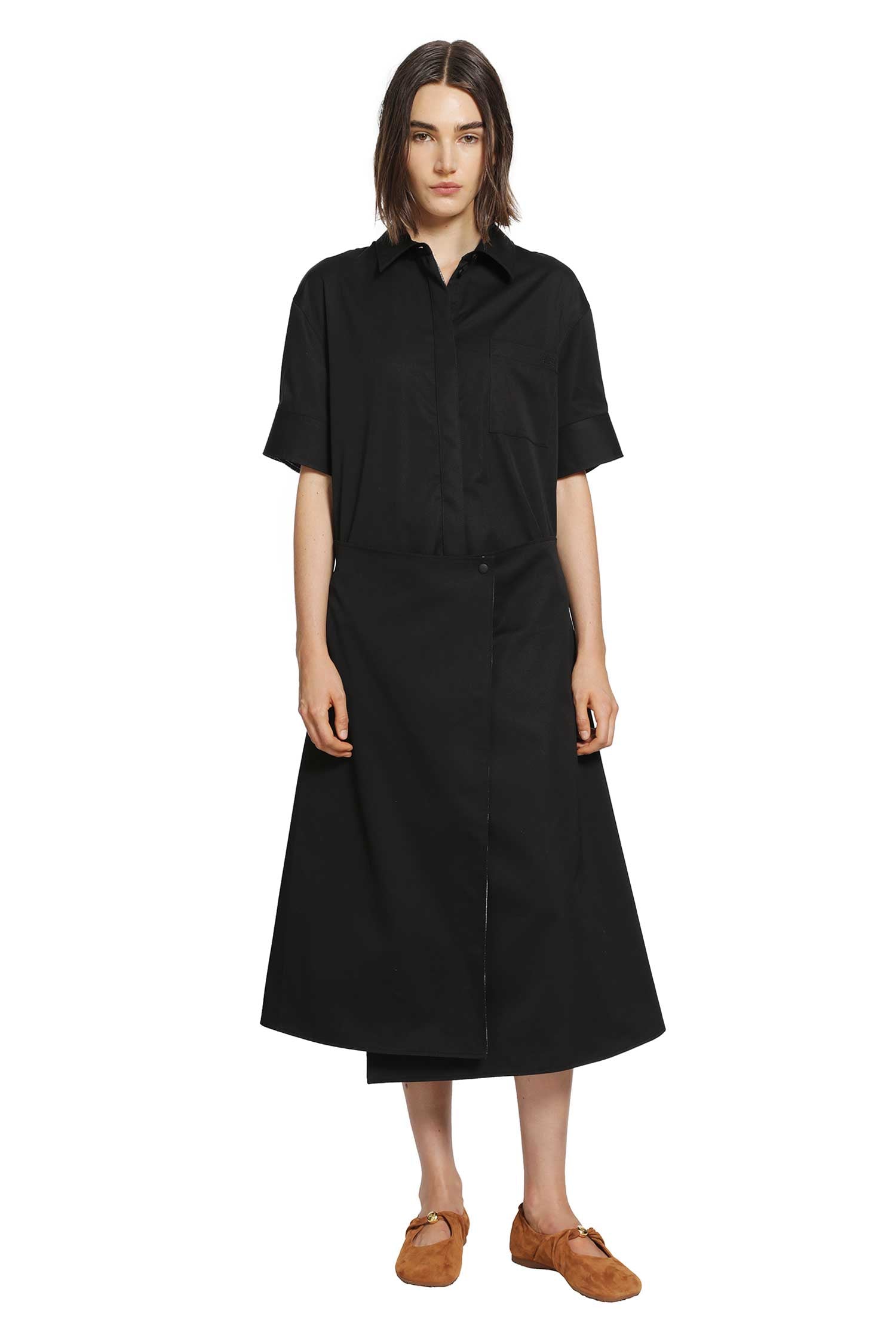 LOEWE Shirt Dress in Cotton and Silk woman