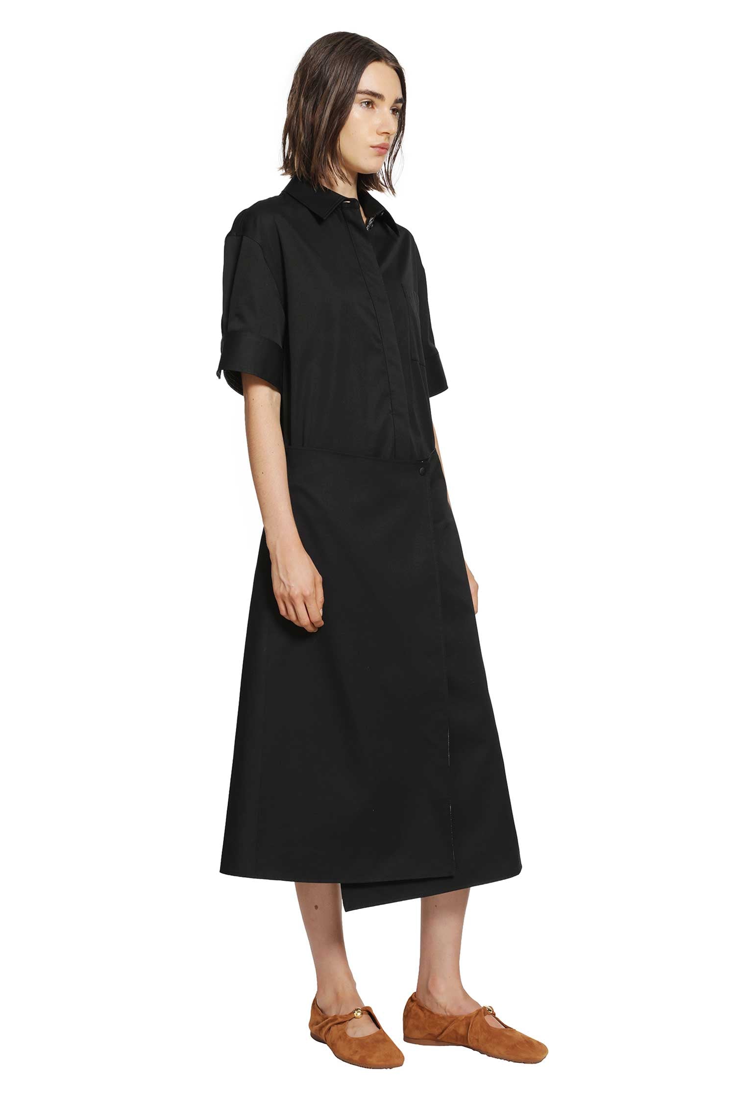 LOEWE Shirt Dress in Cotton and Silk woman