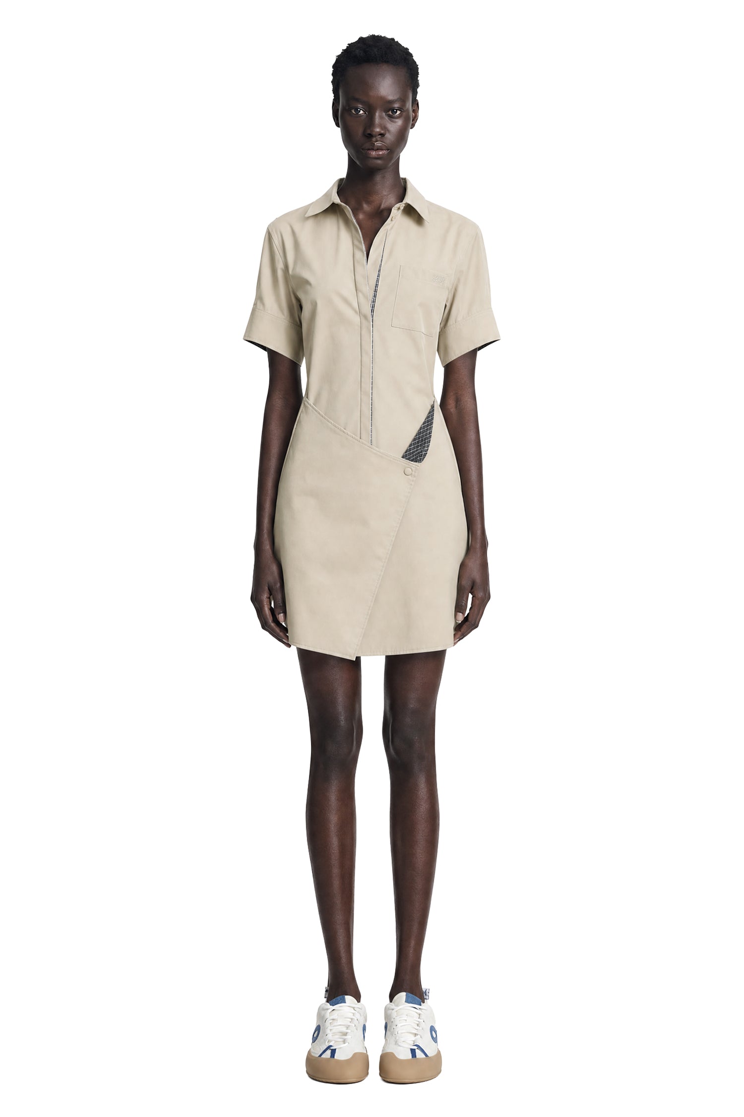 Dress in Cotton and Silk