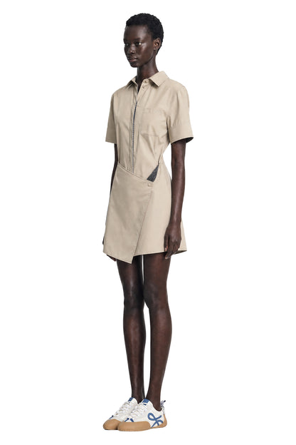 Dress in Cotton and Silk
