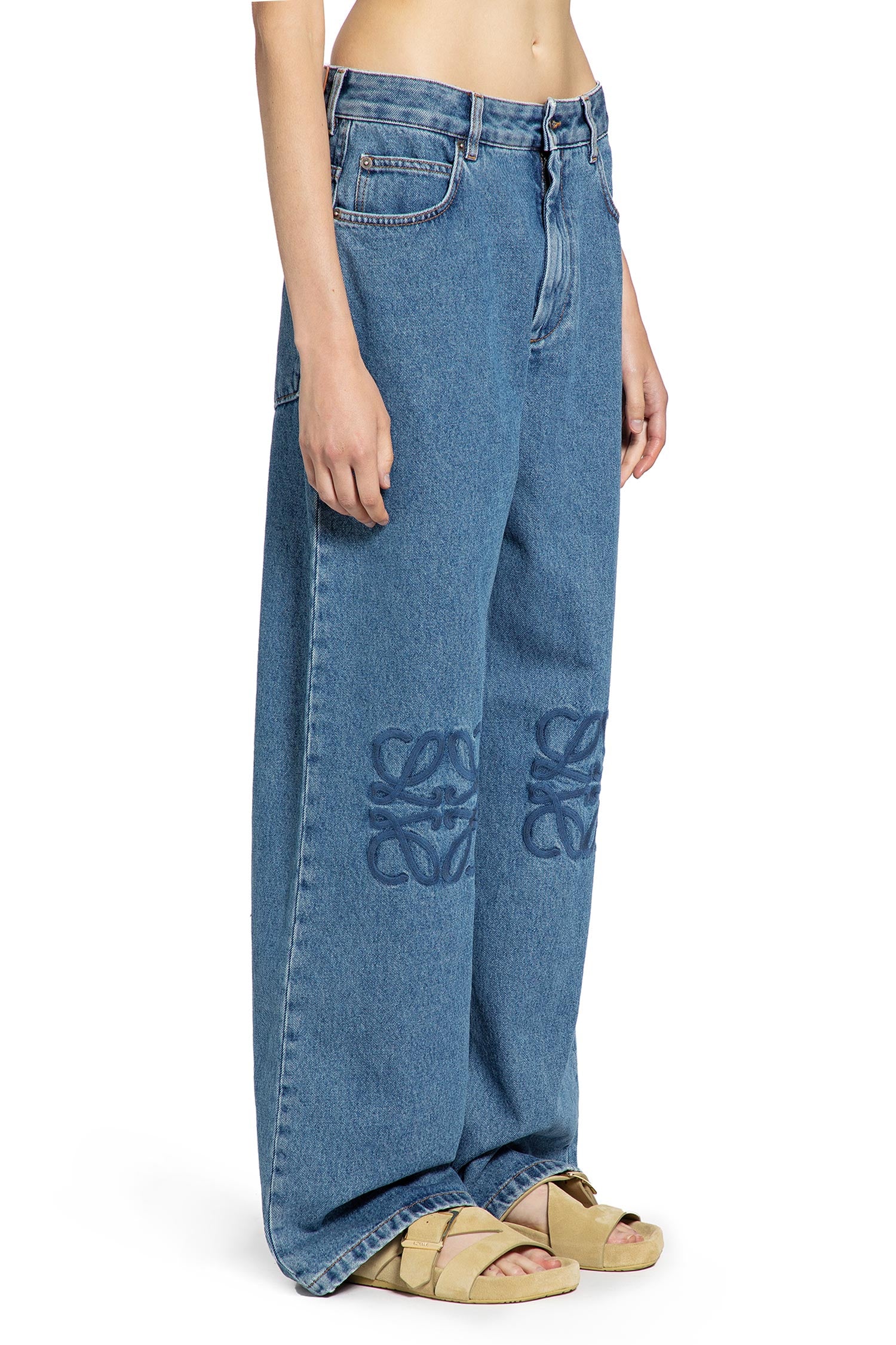 Anagram Baggy Jeans in denim