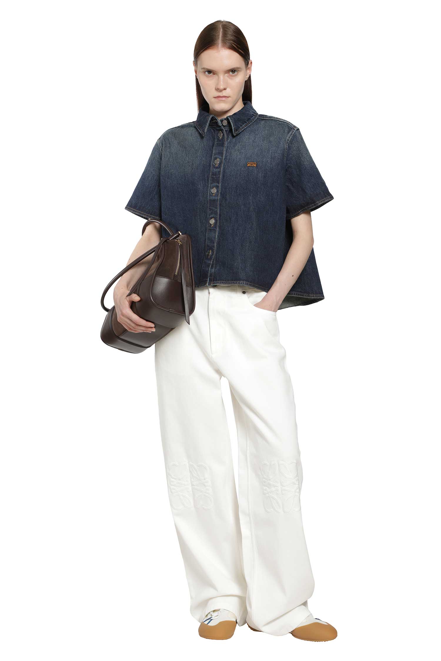 LOEWE Anagram Baggy Jeans woman