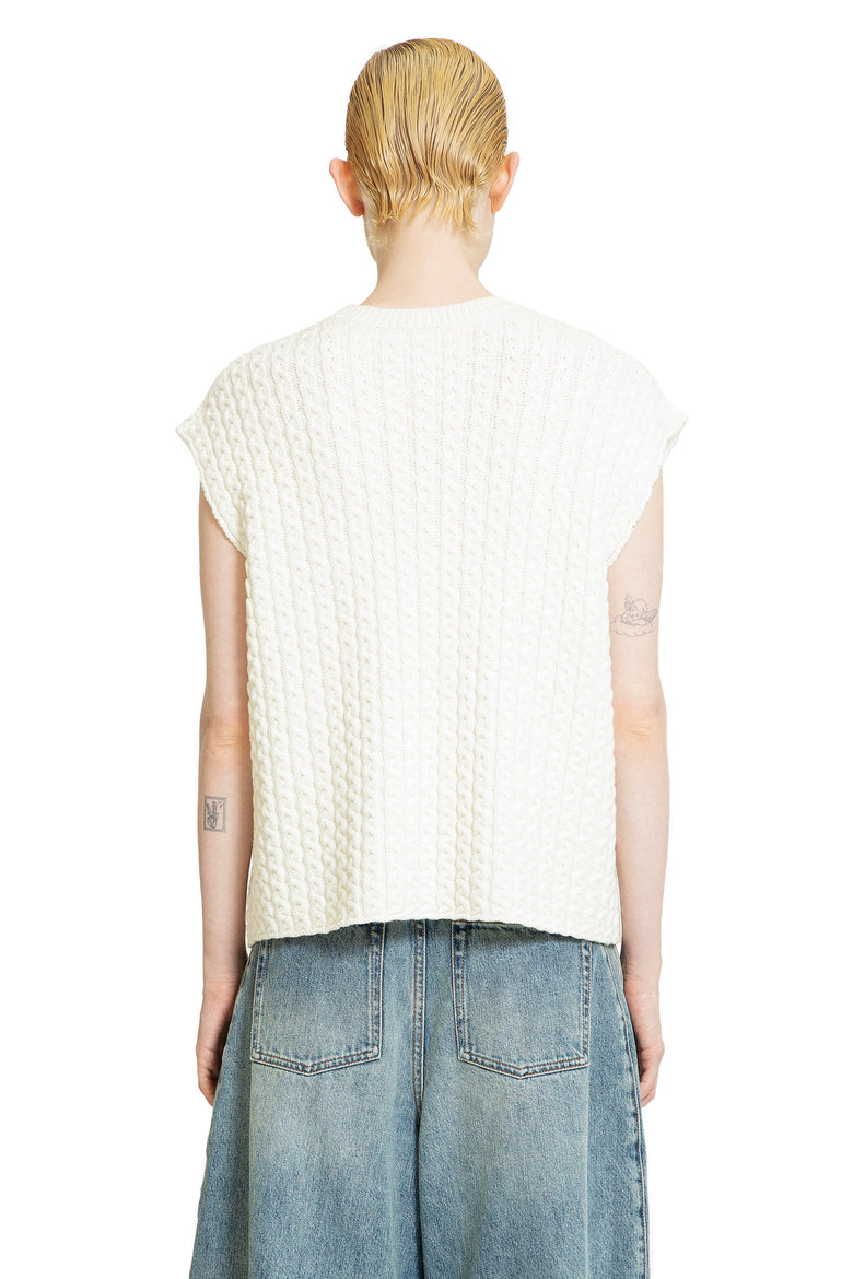 LOEWE WOMAN WHITE VESTS