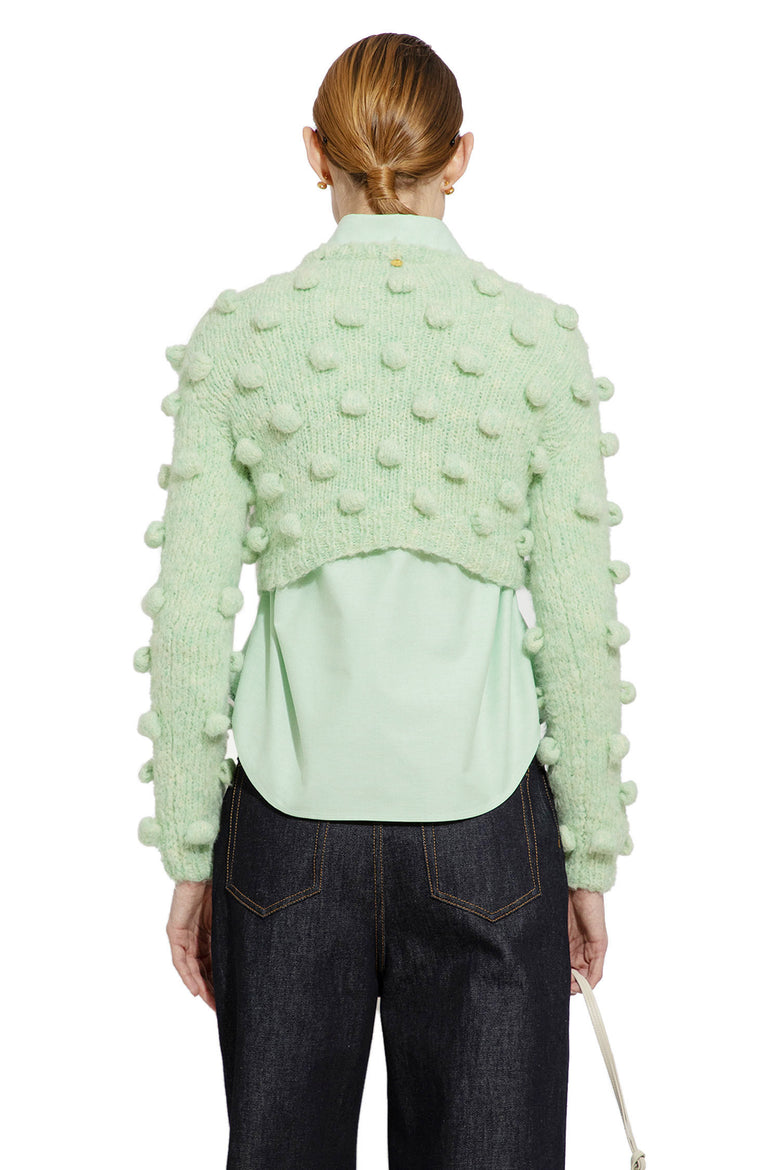 LOEWE WOMAN GREEN KNITWEAR