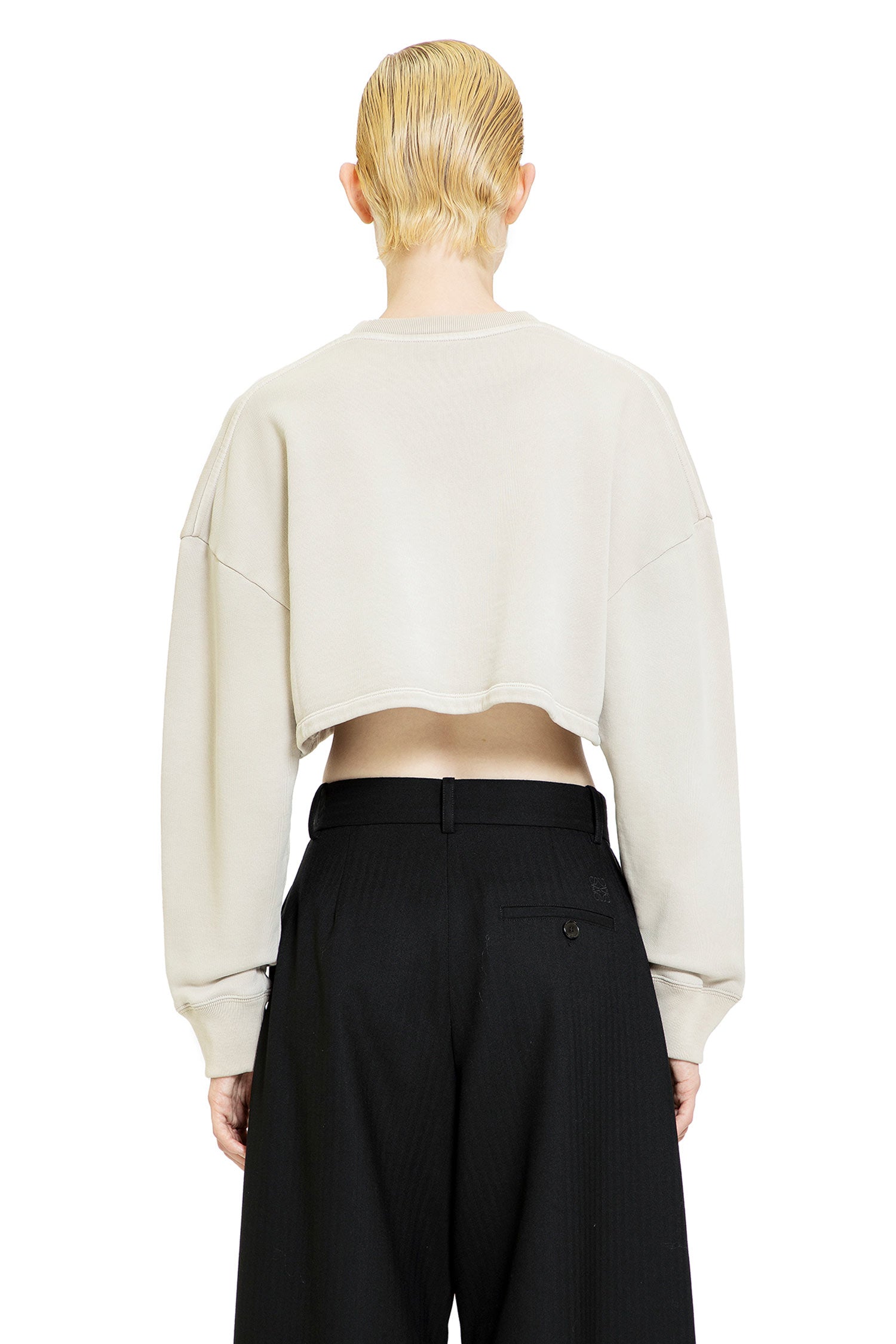 LOEWE WOMAN BEIGE SWEATSHIRTS