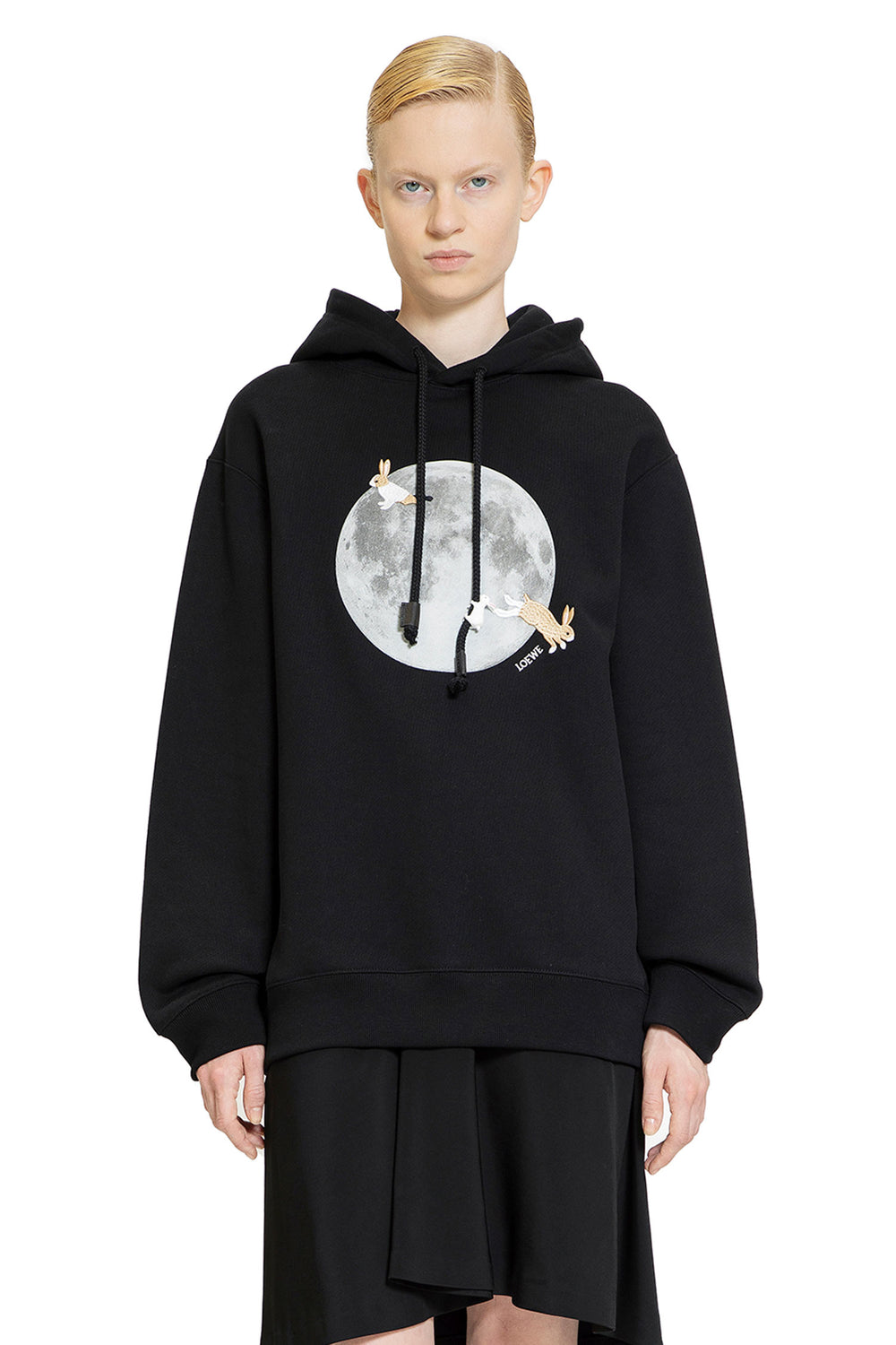 LOEWE WOMAN BLACK SWEATSHIRTS